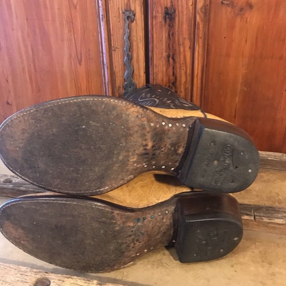 Vintage ADAMS Cowboys Western Boots Billy Martins Mens Size 8.5 D MSRP $575 - Picture 6 of 7